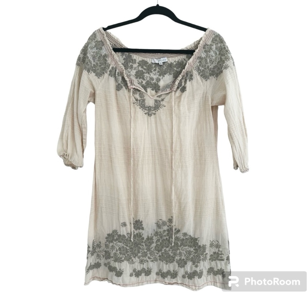 Johnny Was 3J Worksop Embroidered Tunic Dress